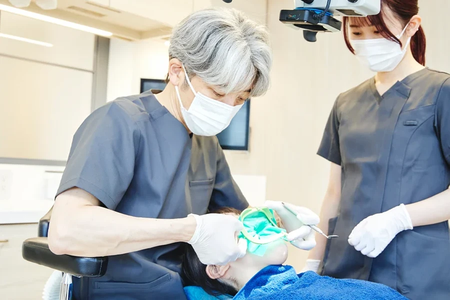 診療ガイドラインに基づいた歯科医による専門治療
